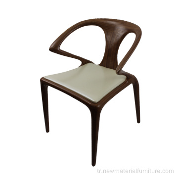 çağdaş kahverengi yemek sandalyesi